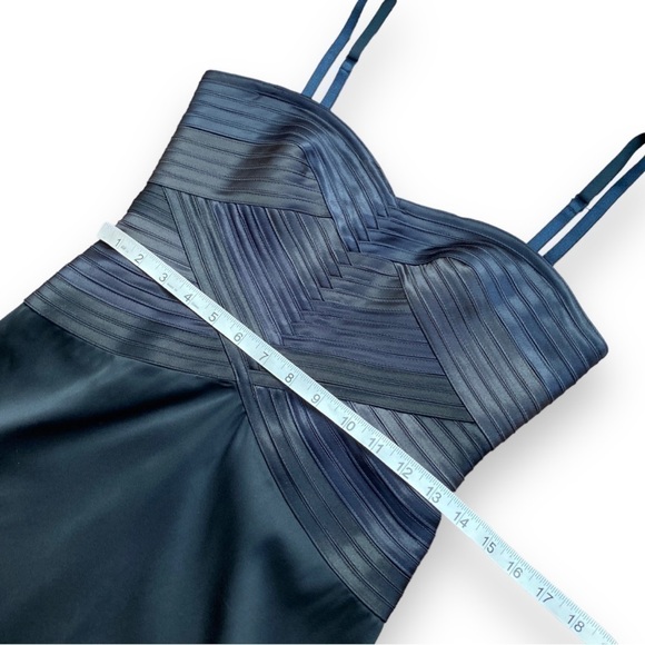 Bcbgmaxazria Sleeveless Bandage Bodycon Mini Dress in Smoke Combo Size 4 - Picture 12 of 16